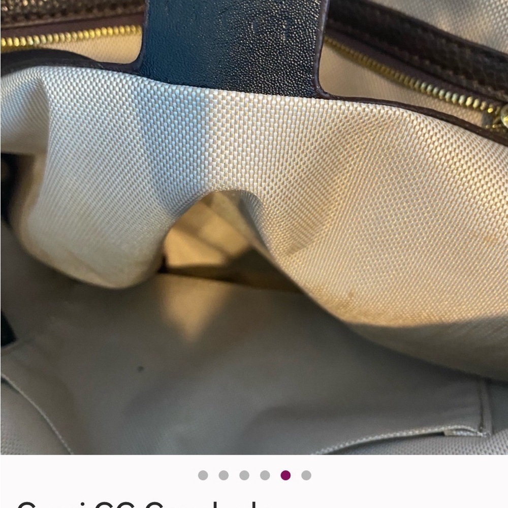 Gucci Beige and Brown GG Crossbody Bag_Asis sale. No cancellations or refunds. - Picture 5 of 16